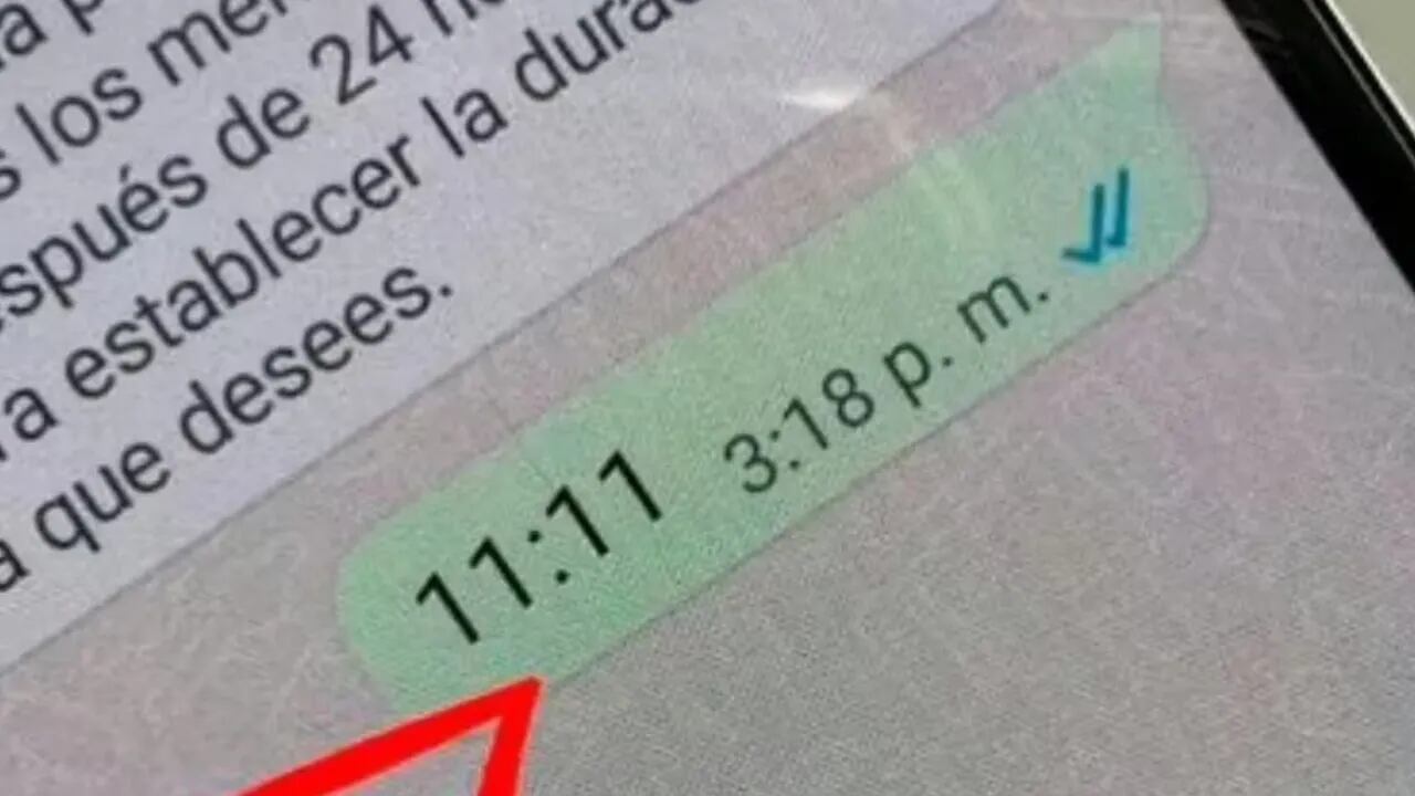 WhatsApp: por qué los jóvenes envían el número “11:11″ como mensaje y qué significa