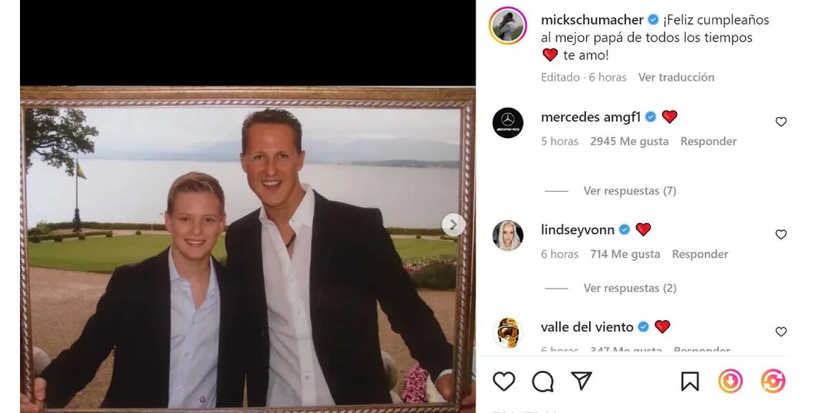 El emotivo mensaje de los hijos de Michael Schumacher en su cumpleaños 54