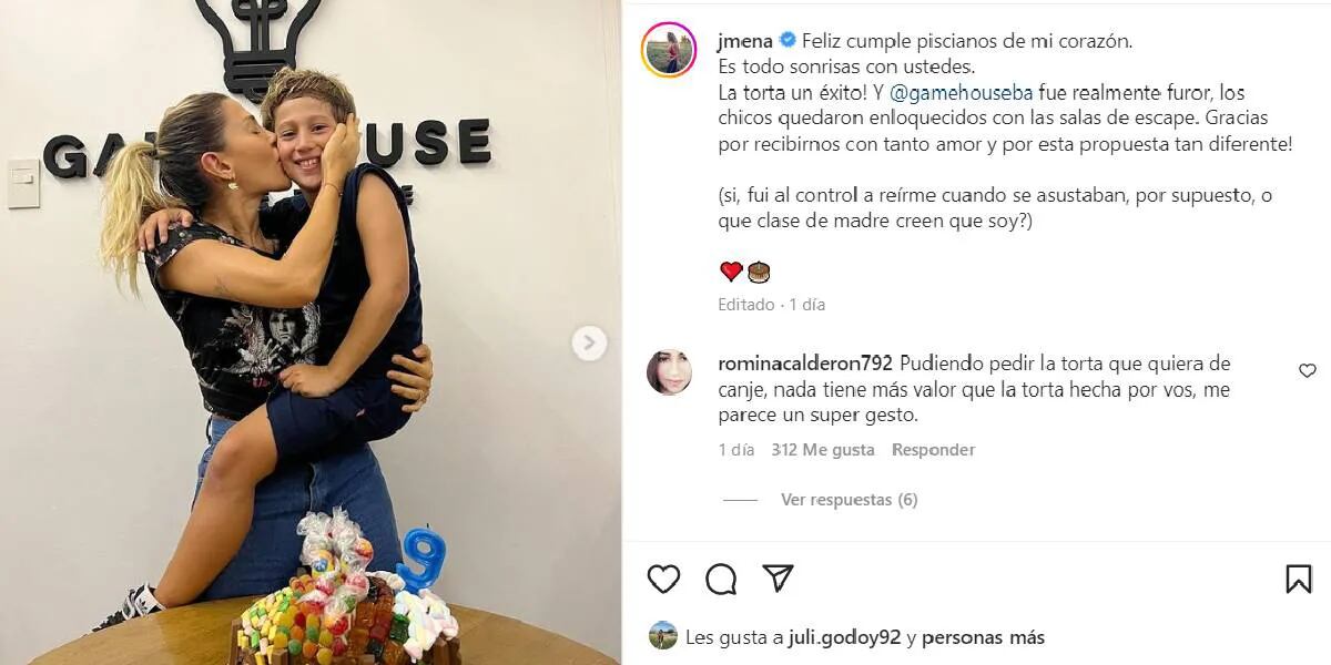 El incómodo encuentro de Jimena Barón y Osvaldo en el cumpleaños de su hijo Momo
