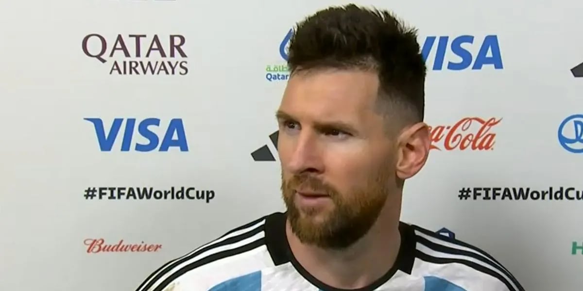 “¿Qué mirás, bobo?”: Messi se sacó con un jugador de Países Bajos en plena entrevista