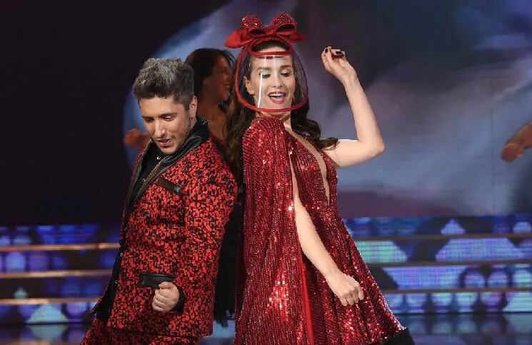 Sofía Jujuy se emocionó al ver a Natalia Oreiro en TV y bailó sin parar