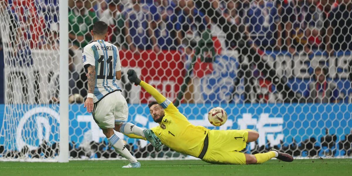 Recrearon en la playa el gol de Ángel Di María contra Francia y el video es furor en redes