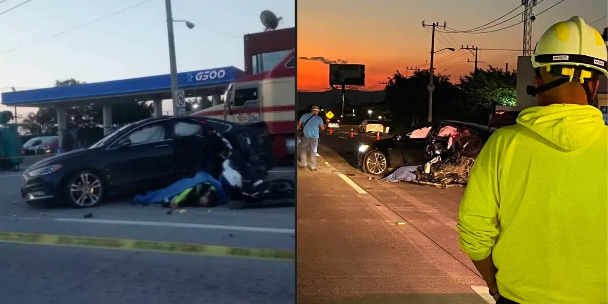 Murieron dos: viajaban en moto, chocaron contra un auto accidentado y se desató una tragedia