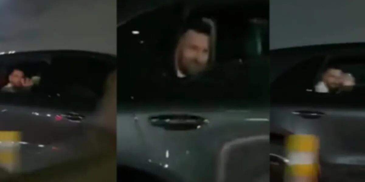 El video de la la familia que persiguió a Messi en la autopista: "Bajó el vidrio"