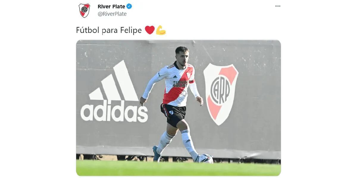 River publicó un tuit en su cuenta oficial y los hinchas enloquecieron: “Revivió el fútbol”