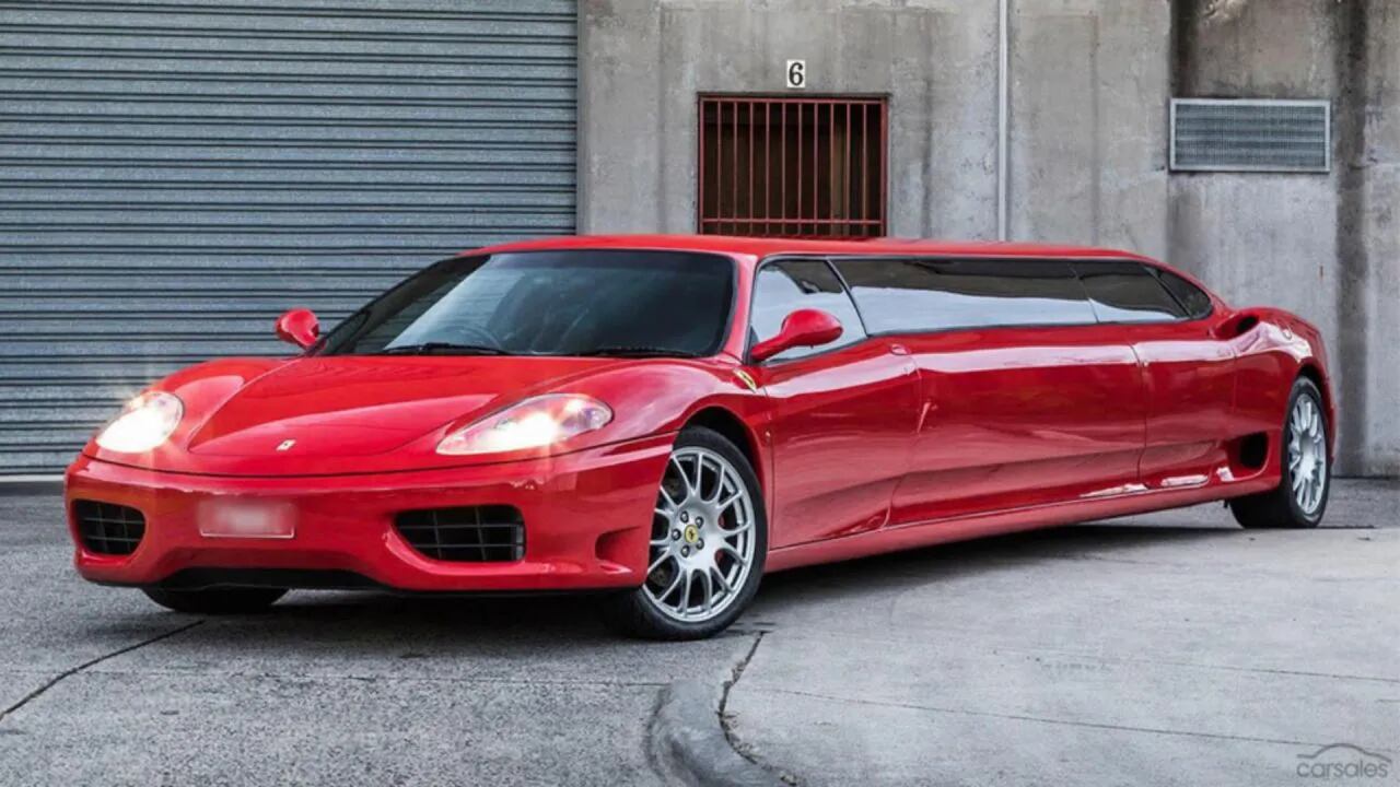 Ponen a la venta la limusina más rápida del mundo: una Ferrari con lugar 10 personas
