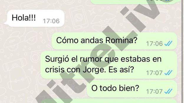 Romina Pereiro habló de las versiones de crisis con Jorge Rial: “Me cansé”