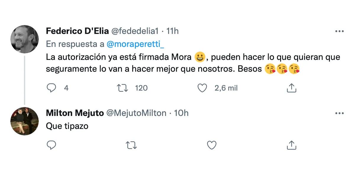 Un intercambio de tuits entre la hija de Diego Peretti y Federico D’Elía ilusionó a los fans de Los Simuladores: “La autorización está firmada”