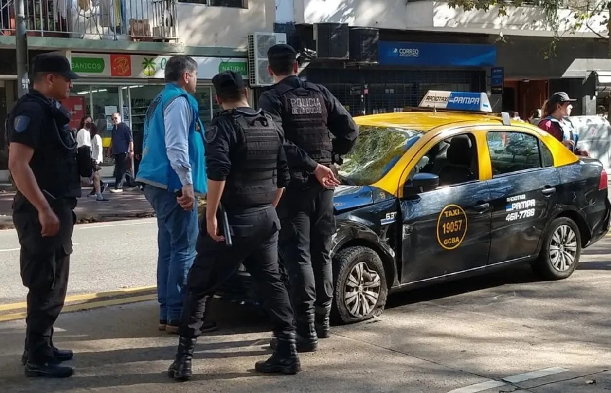 La reacción del taxista de Palermo tras atropellar a las estudiantes francesas: “Te juro que no vi a nadie”