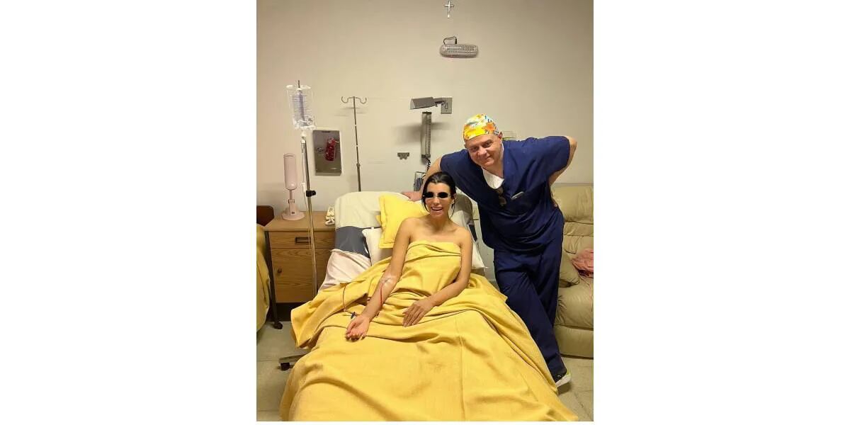 Charlotte Caniggia mostró su retoque estético desde el hospital y le llovieron las críticas: “No está bien”