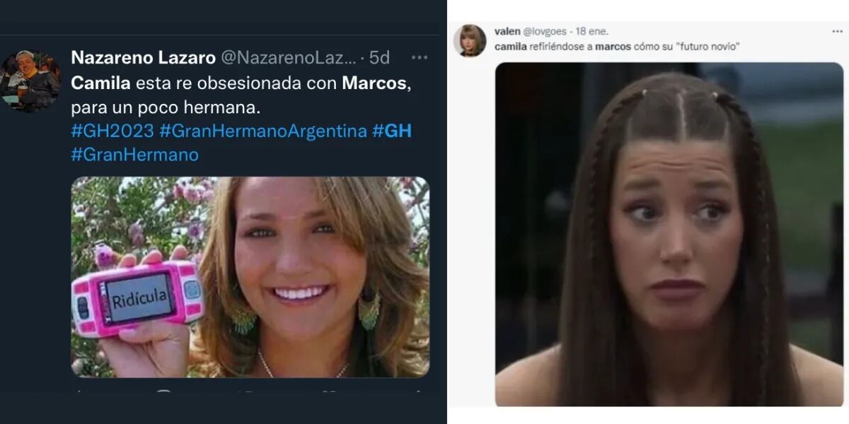 Camila se puso demasiado picante con Marcos en Gran Hermano y los memes no la aguantan más