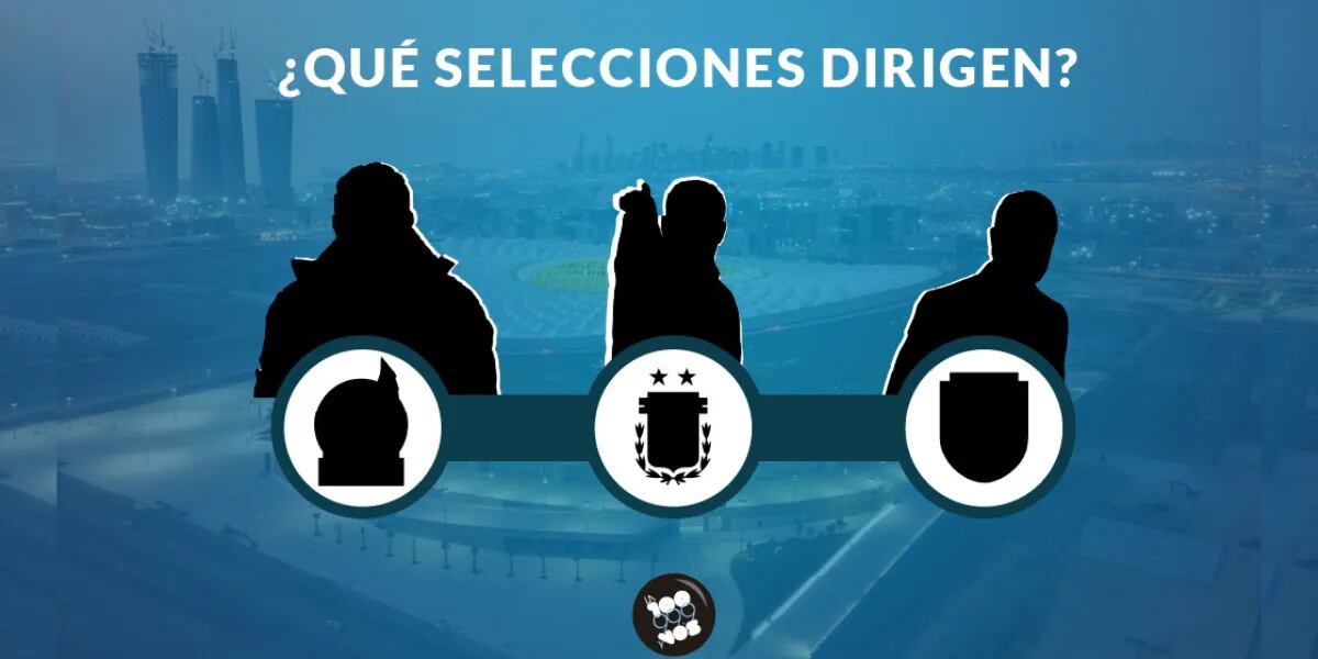 Desafío deportivo: ¿quiénes son los 3 directores técnicos ARGENTINOS que dirigen en Qatar 2022?