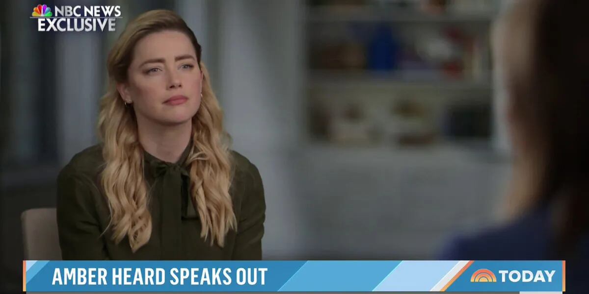 Amber Heard habló por primera vez en televisión tras el juicio: “No culpo al jurado, es un actor fantástico”