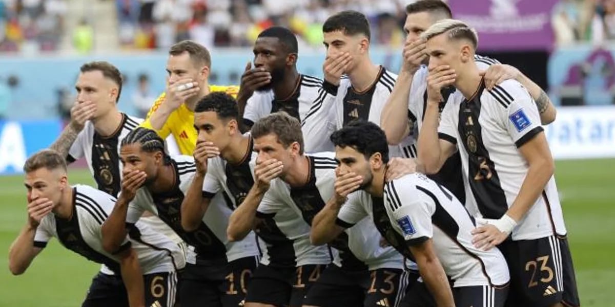 Escándalo en el Mundial Qatar 2022: el desafiante gesto de Alemania a la FIFA por no poder usar la cinta LGTB+