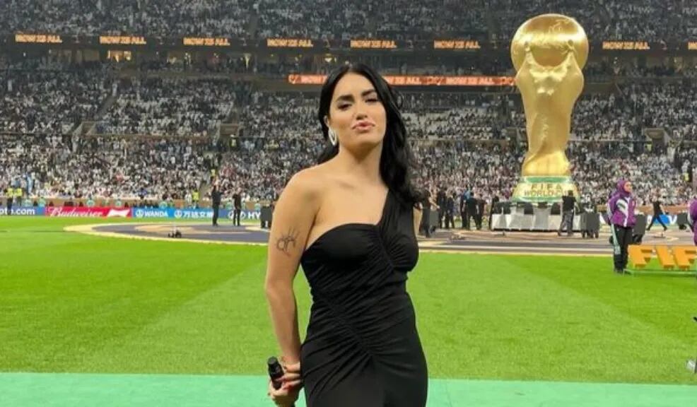 El millonario vestido de Lali Espósito que causó furor en la final del Mundial Qatar 2022