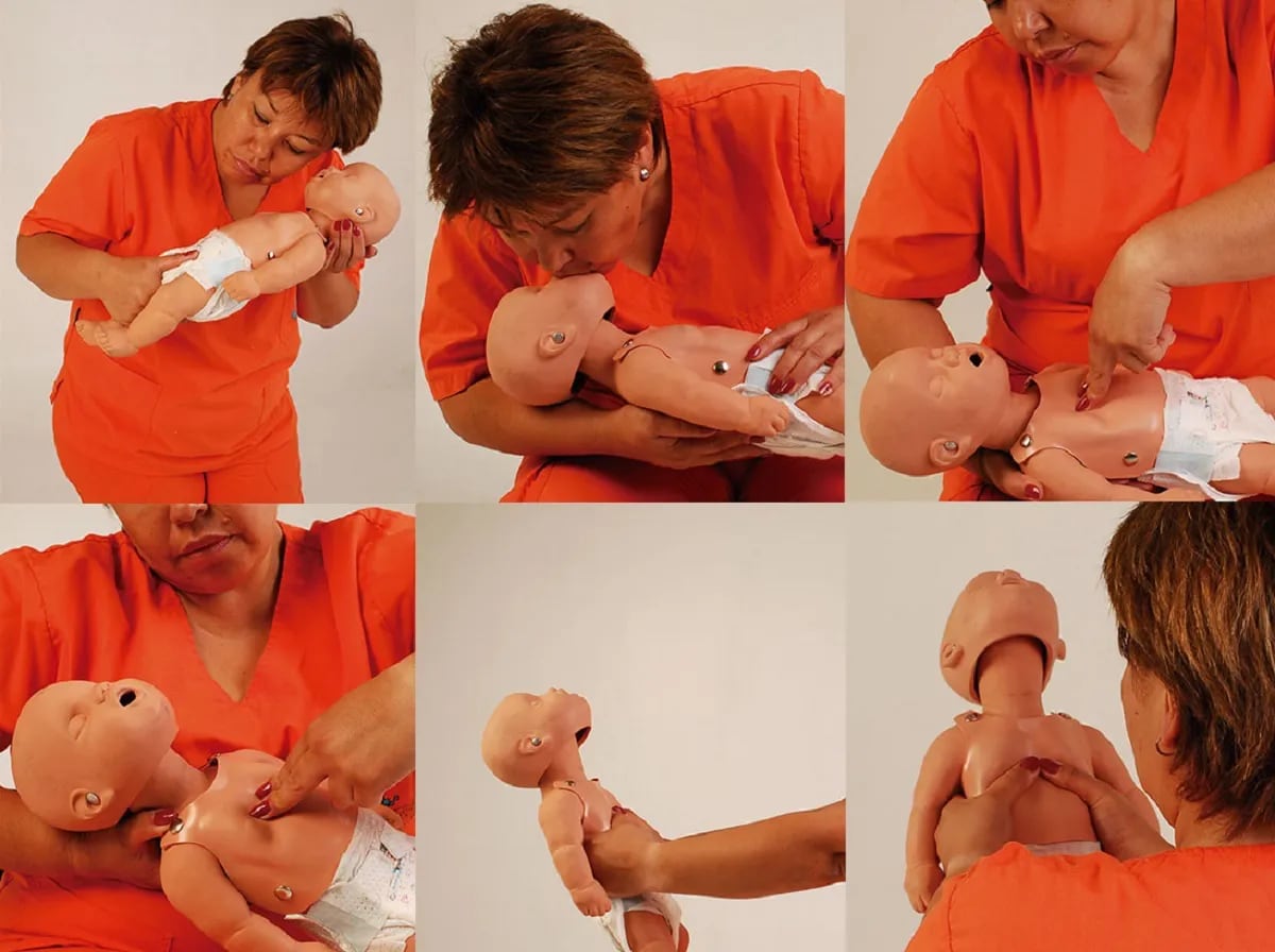 Cómo practicar RCP en un bebé
