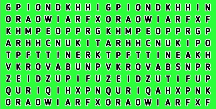 Health Visual Challenge: Find the word “medicine” hidden in the alphabet soup