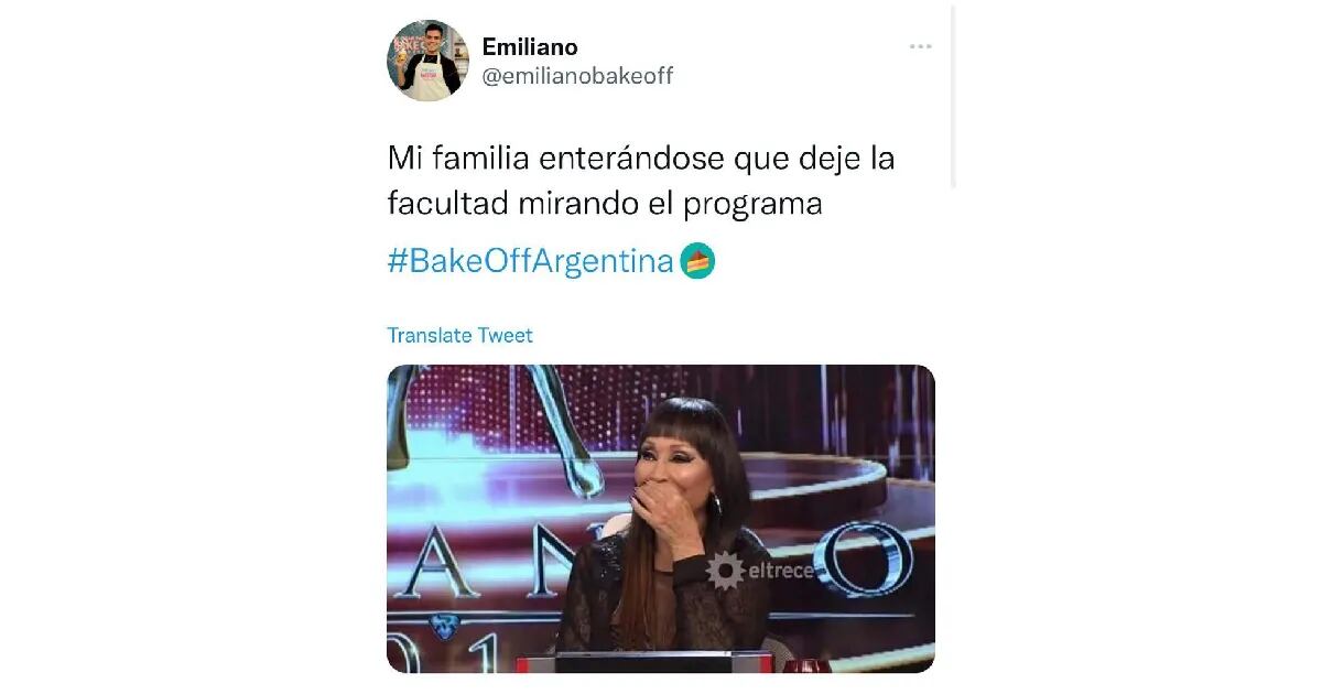 Emiliano, de Bake Off, dejó la universidad y le avisó a su familia por televisión
