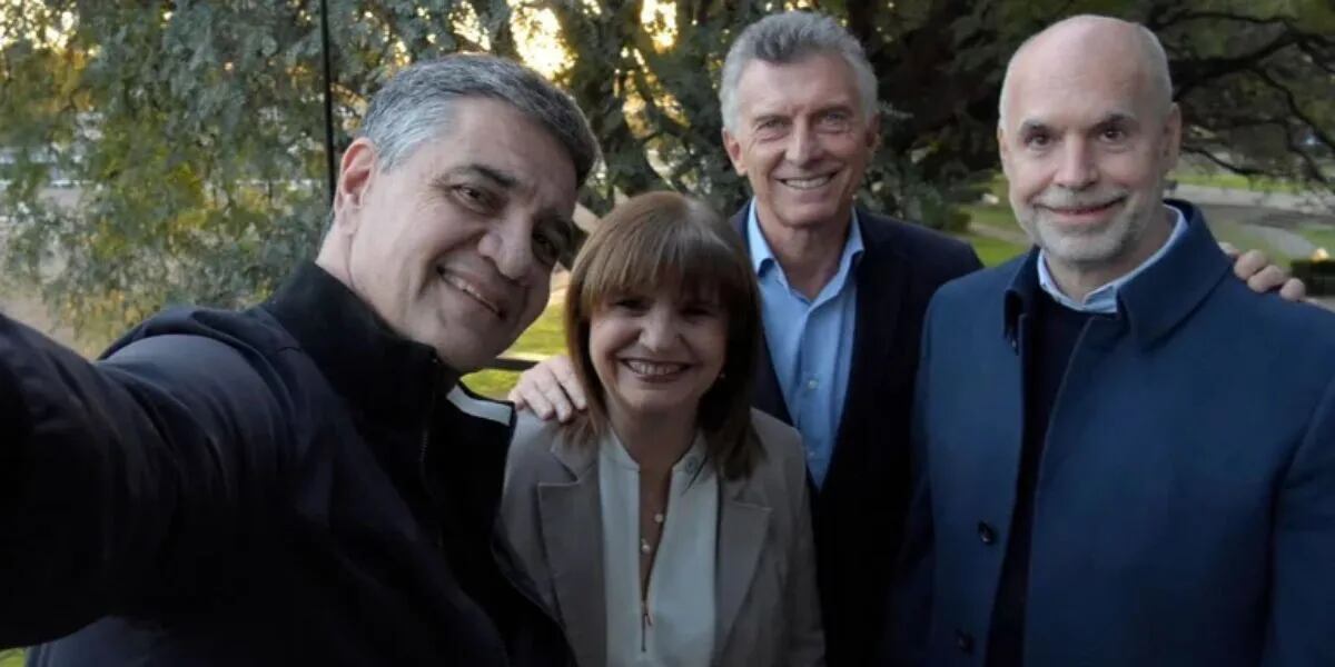 Patricia Bullrich, Horacio Rodríguez Larreta y Mauricio respaldaron la candidatura de Jorge Macri
