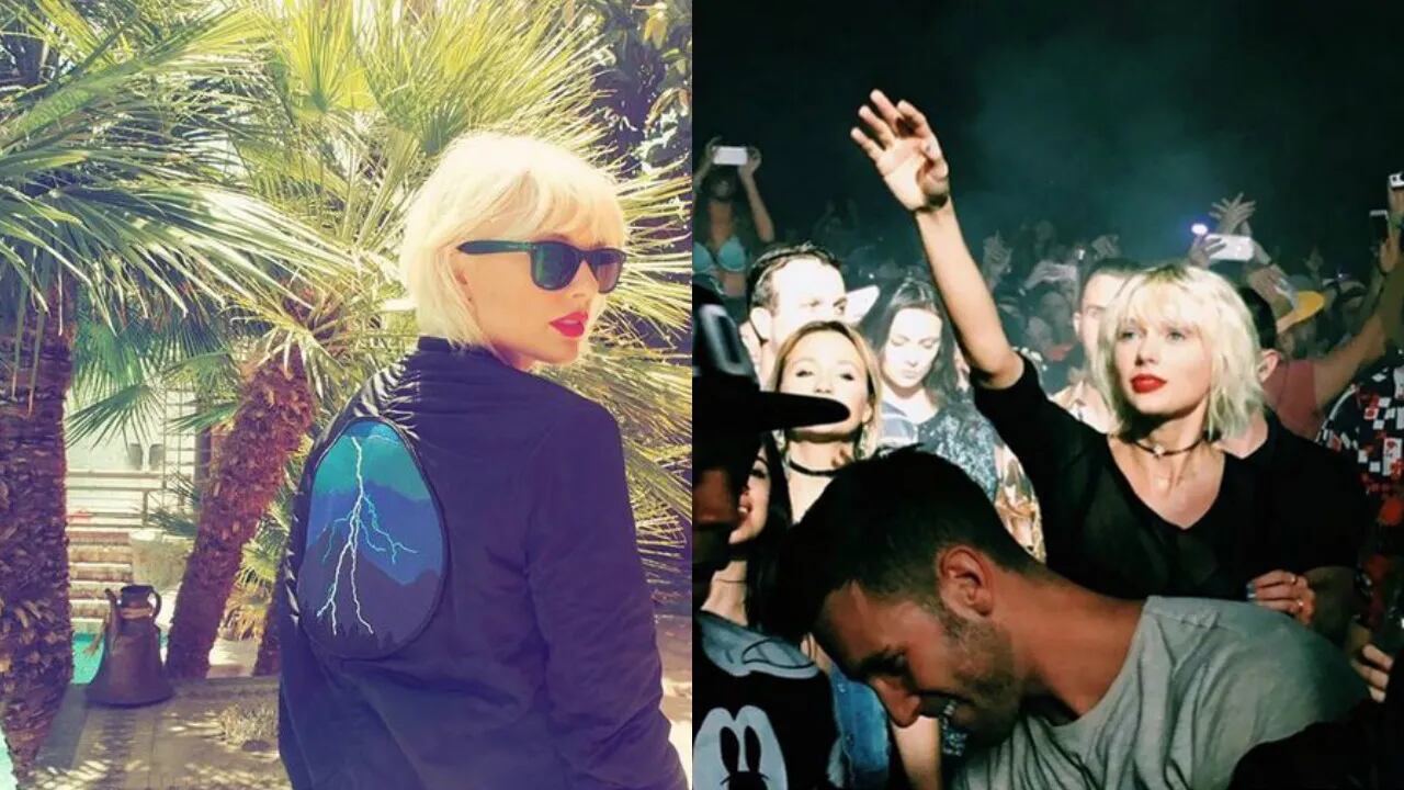 Taylor Swift sorprendió con su nuevo look en el festival Coachella