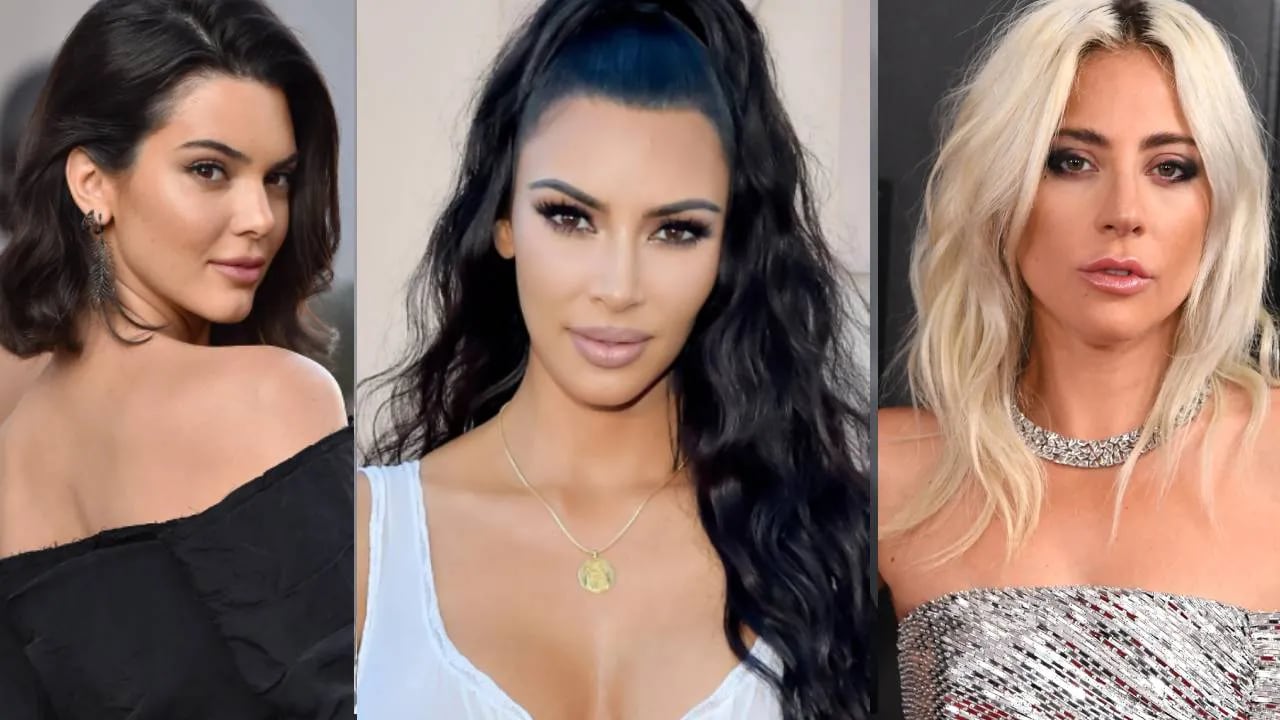 Kendall Jenner, Kim Kardashian y Lady Gaga: de negro y con los vestidos cut out más osados 