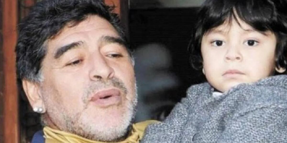 La emotiva carta que Dieguito Fernando le dedicó a Maradona en el aniversario de su muerte