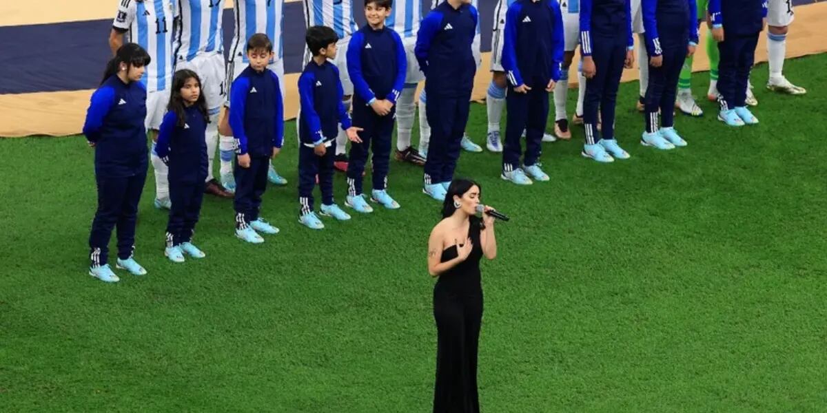 El emotivo mensaje de Lali Espósito por cantar el himno en la final del Mundial Qatar 2022: “Soy del país más lindo del mundo”
