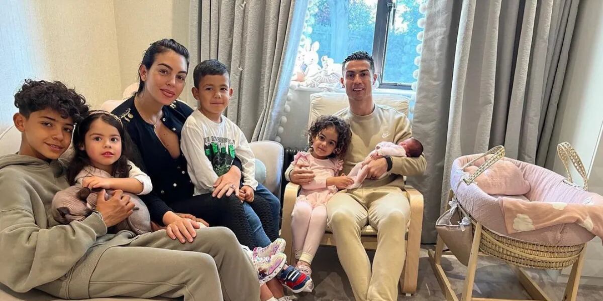 Cristiano Ronaldo y Georgina Rodríguez presentaron a su hija tras la muerte de su gemelo