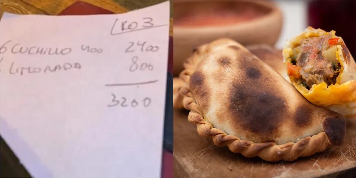 Compró media docena de empanadas en Salta y se horrorizó al ver la cuenta: “Excesivo”