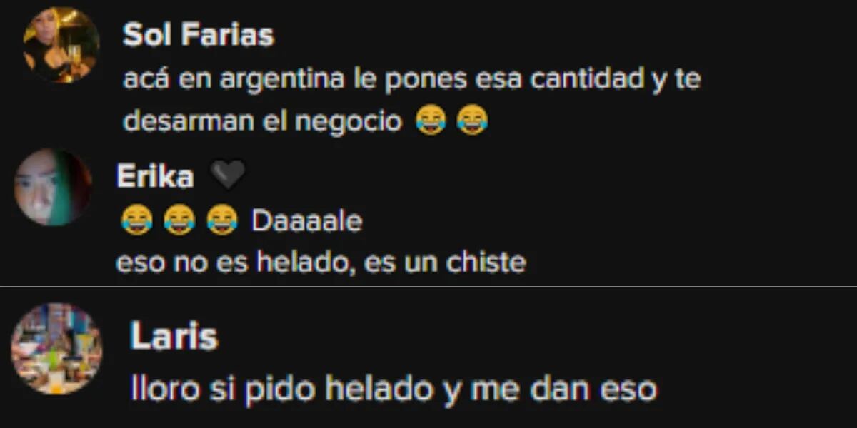 La reacción de dos españoles al ver cómo se prepara un helado en Estados Unidos: "Los argentinos se mueren si ven esto"
