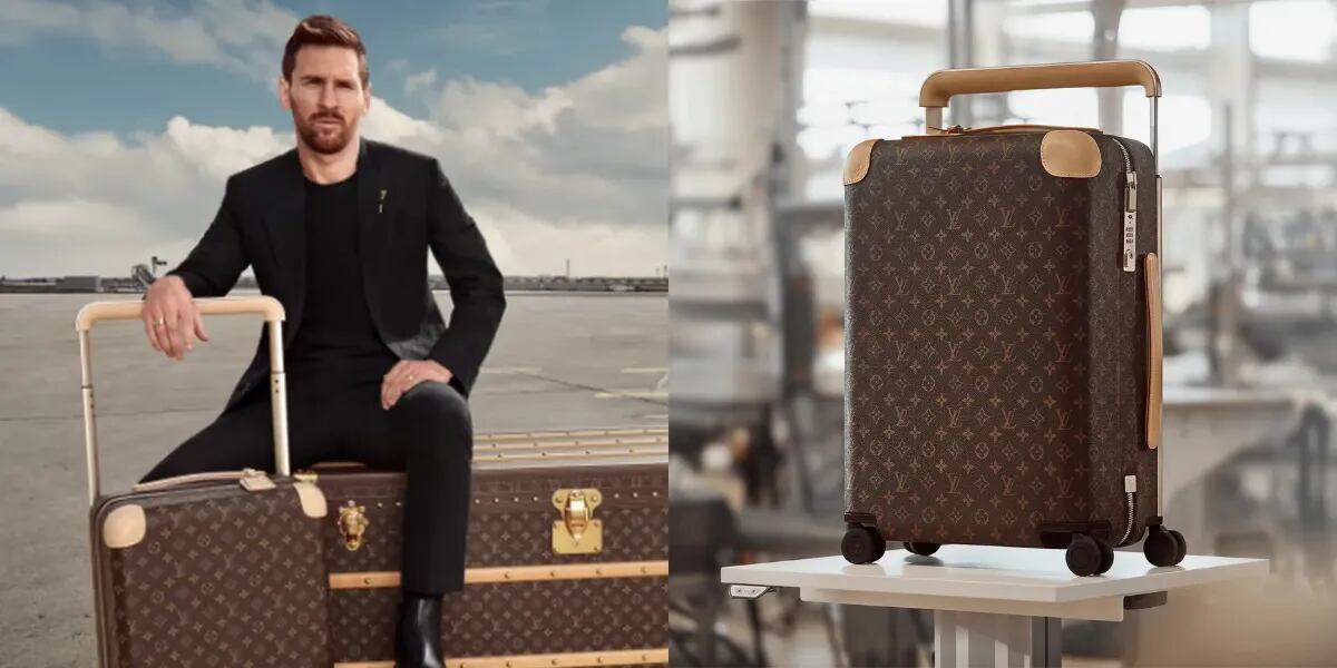 La valija de lujo con la que Messi llegó a Argentina: cuesta 10 mil dólares  