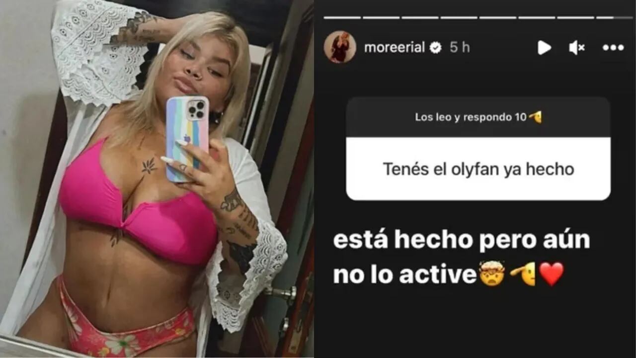 Morena Rial anunció que tiene una cuenta de OnlyFans y dejó un aviso: “Está hecho”
