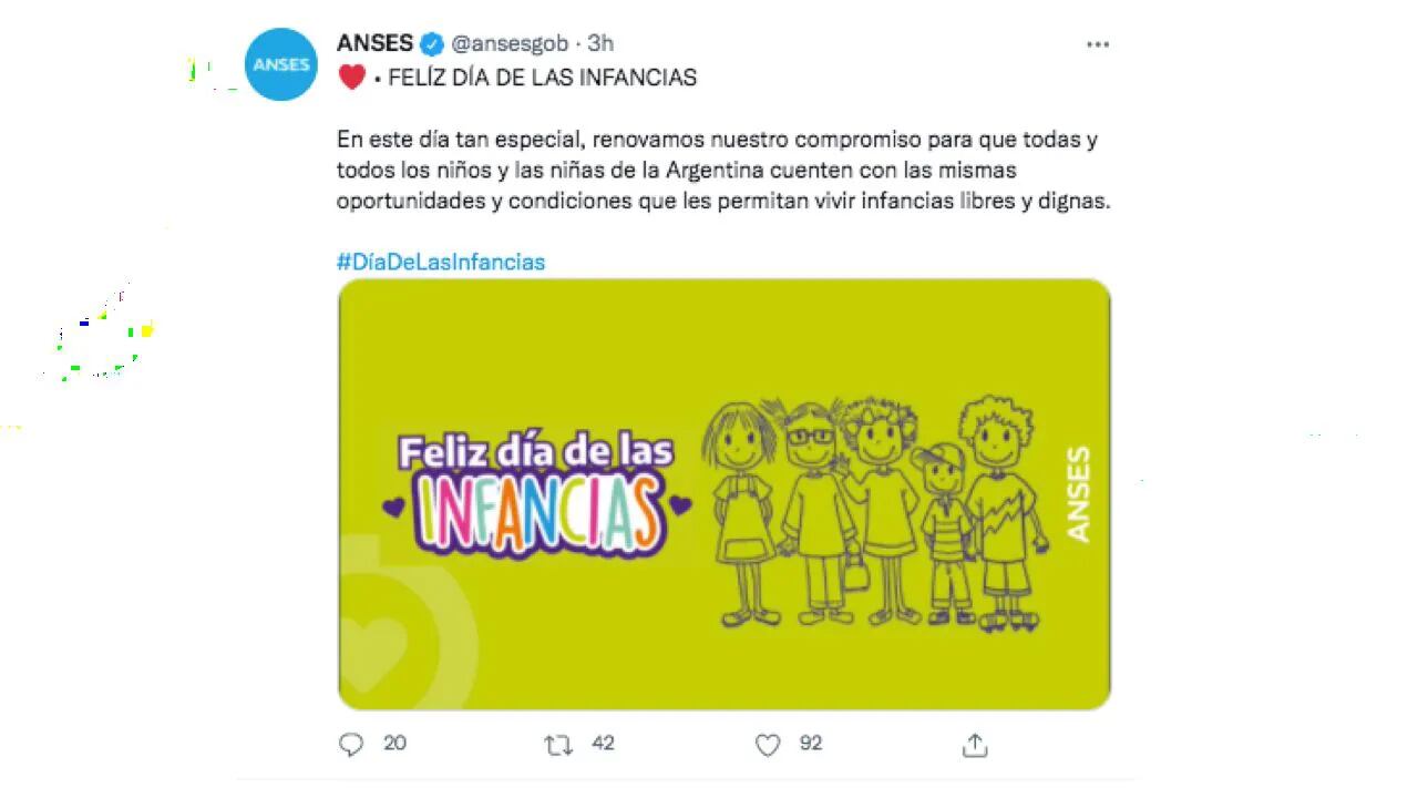 Día de las Infancias: ANSES entregará un bono de 6 mil pesos