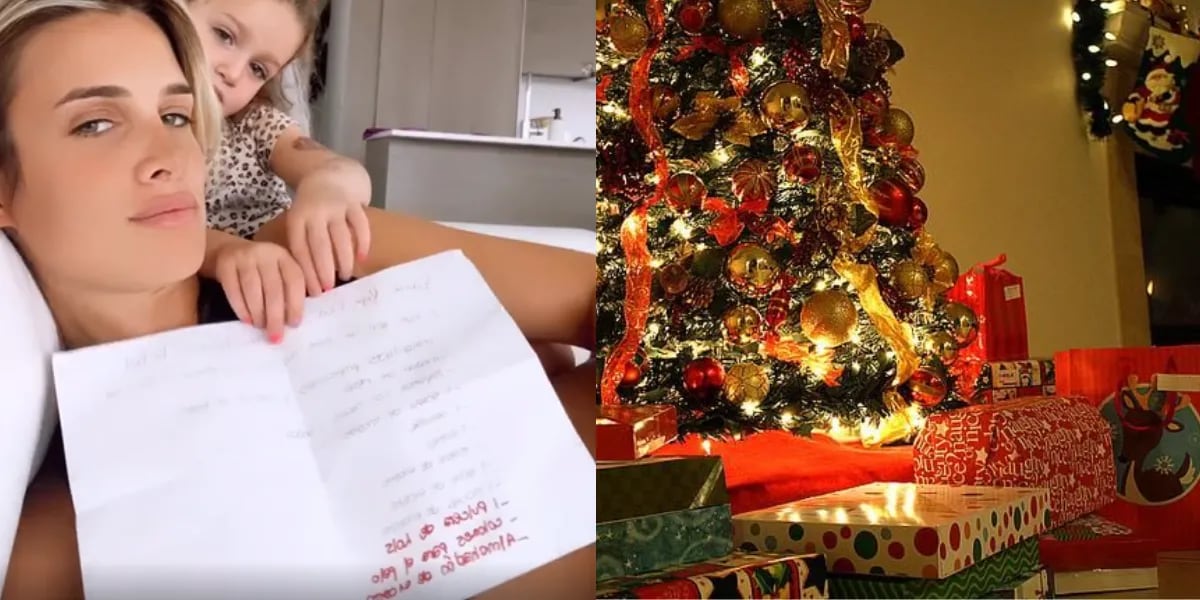 Camila Homs mostró la descomunal carta a Papá Noel que preparó su hija Francesca: “Te da vergüenza que la venga a buscar”