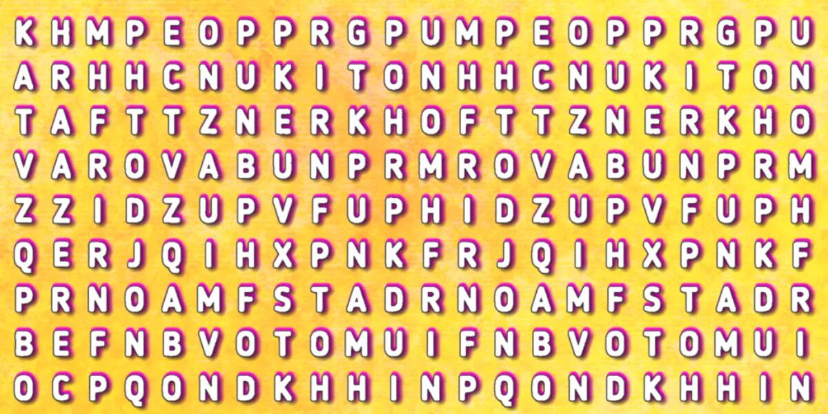 El 98% no logra resolver el reto visual: encontrar la palabra “CEREZA” en la sopa de letras