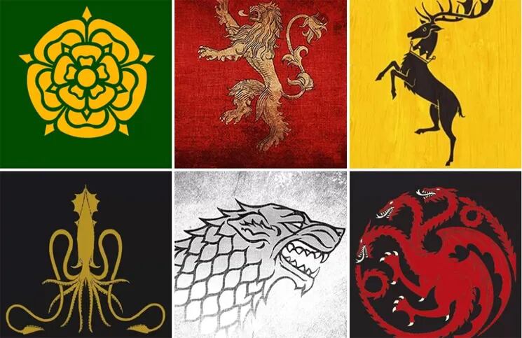 título Elegancia Privación Game of Thrones: cuál es el significado detrás del escudo de cada casa de  la serie | Cienradios