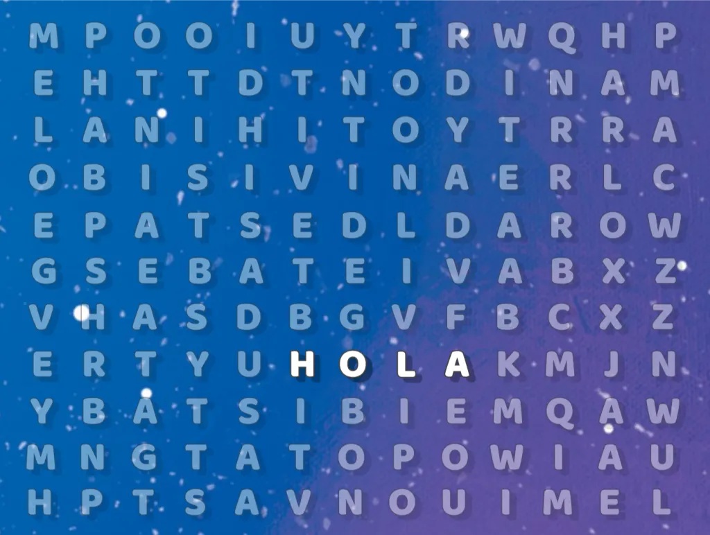 Encontrá la palabra "HOLA" en este reto visual para superdotados