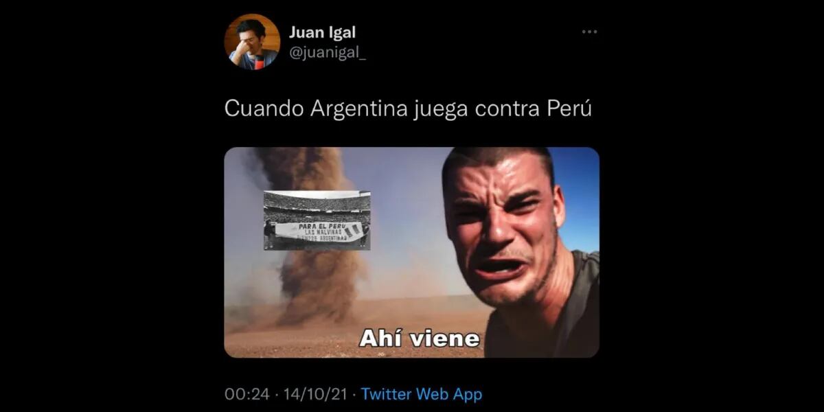 Argentina venció a Perú y los memes ganaron por goleada