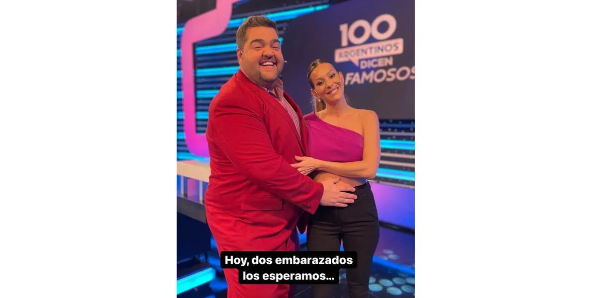 La desopilante foto de Noelia Marzol y Darío Barassi en redes: "Dos embarazados"