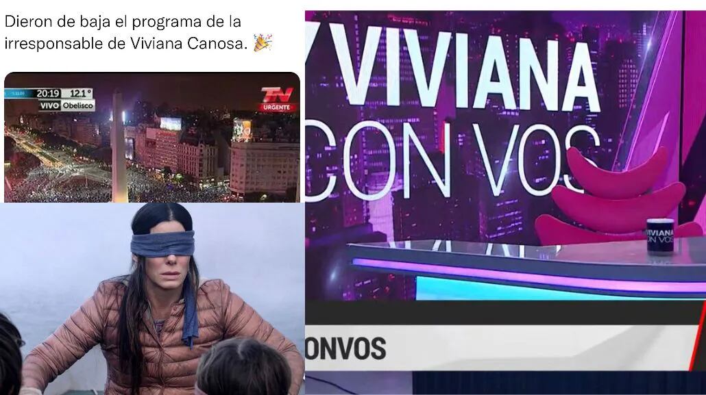La ausencia de Viviana Canosa y las sillas vacías en su programa hicieron eco en las redes y explotaron los memes