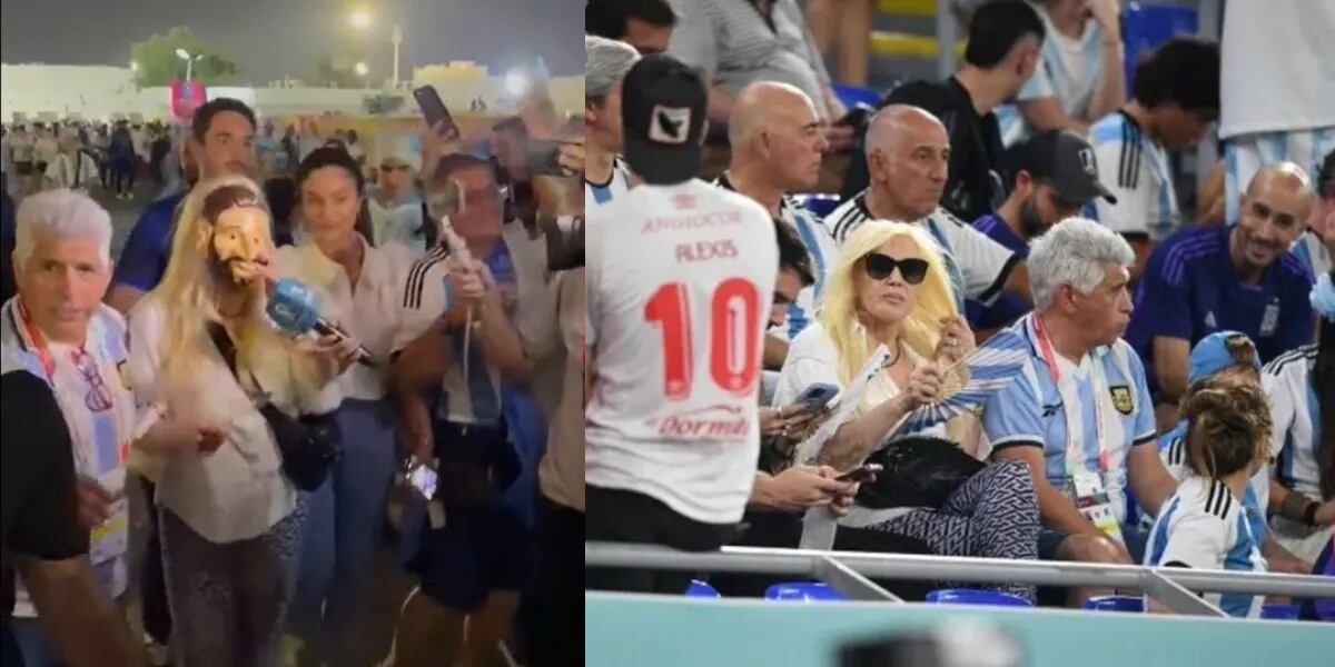 El look de Susana Giménez que le trajo suerte a Argentina en el partido contra Polonia en el Mundial Qatar 2022