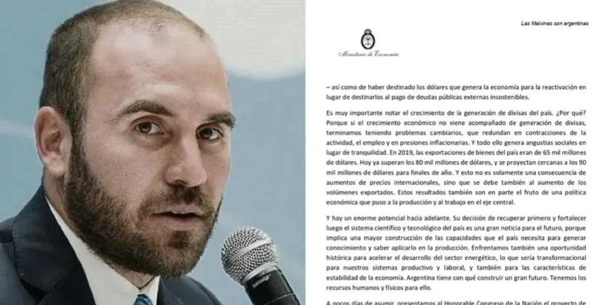 🟡 Las frases más duras de la carta de renuncia que presentó Martín Guzmán