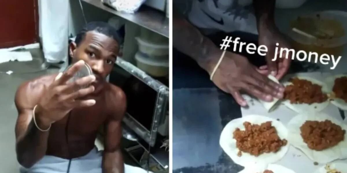 Un preso se vuelve viral con sus videos de cocina que hace desde su propia celda