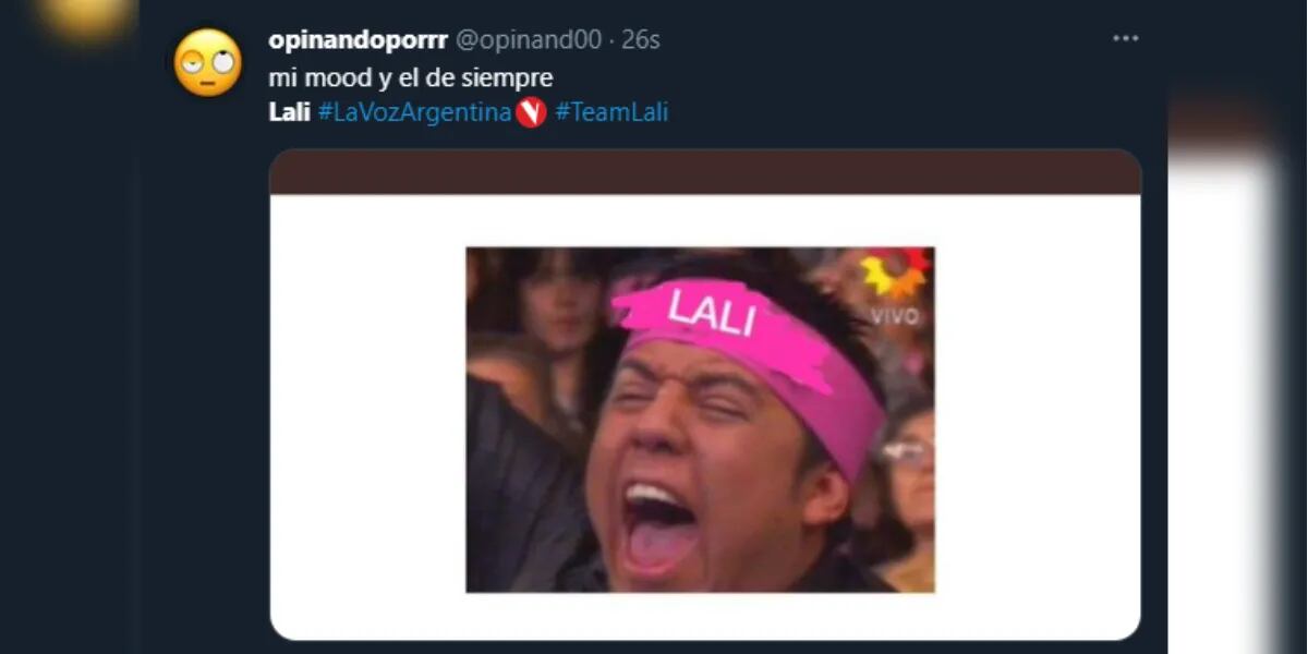 Lali Espósito brilló en "La Voz Argentina" y por supuesto, no faltaron los memes