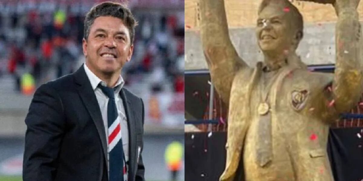 River inauguró la estatua de Marcelo Gallardo, pero un abultado detalle en la entrepierna destrozó todo: “Mirá lo que hicieron”