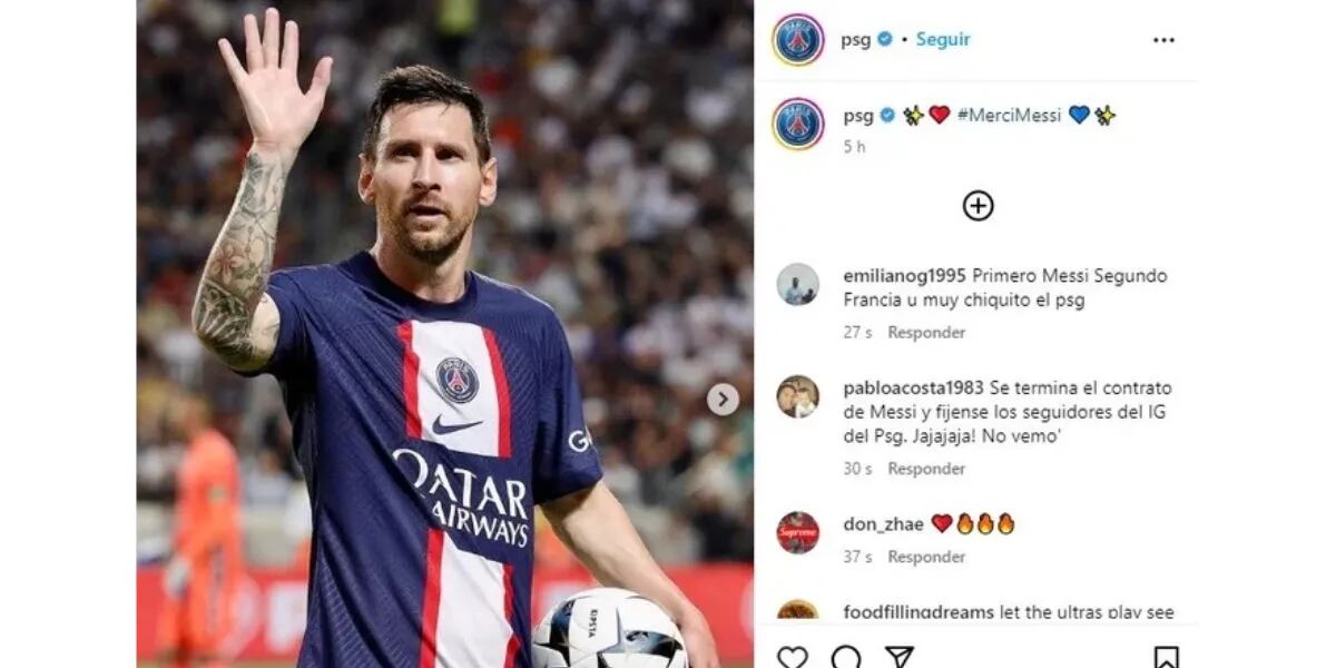 Los mensajes anti PSG de los argentinos en las redes sociales en apoyo a Messi