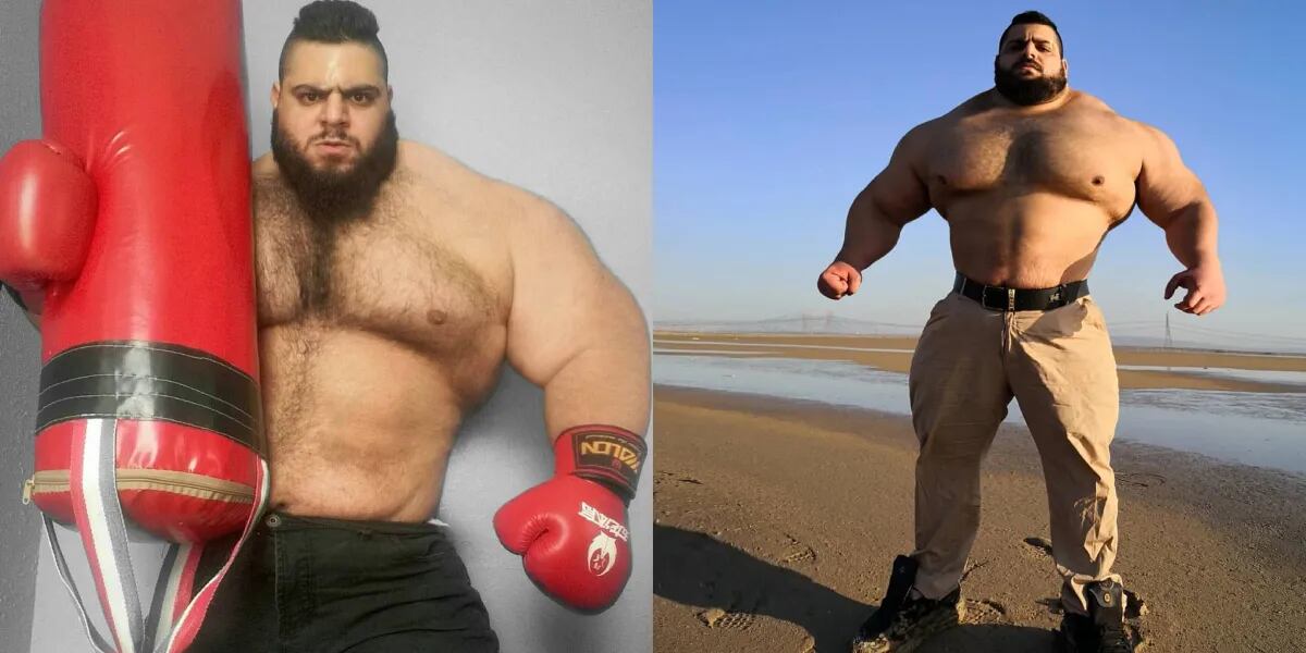 El vergonzoso debut del Hulk iraní contra Kazakh Titan: cayó por una descomunal paliza en menos de un minuto