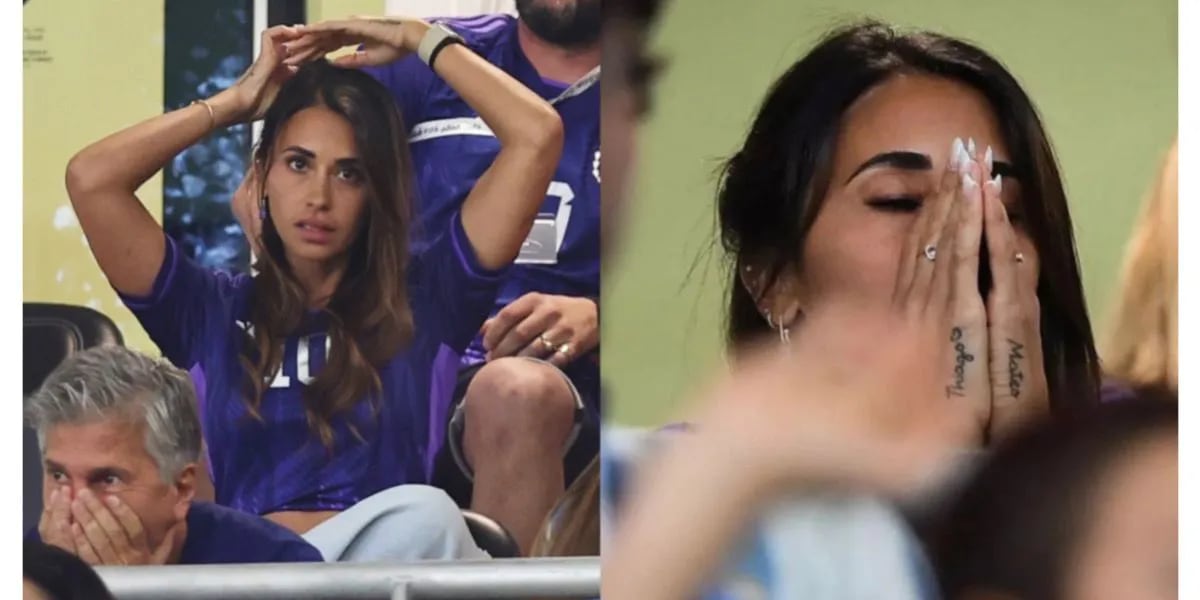El devastador sufrimiento de Antonela Roccuzzo en pleno partido de la Selección Argentina contra Australia