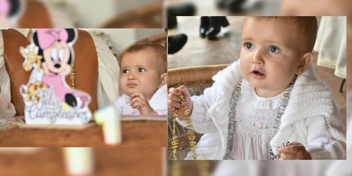 Así está hoy Julia, la hija de Juan Manuel Urtubey e Isabel Macedo, que ya tiene 1 año y es un calco de su mamá