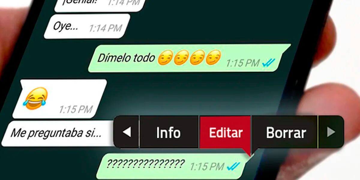 WhatsApp: los mensajes de texto se podrán editar aun cuando ya hayan sido enviados